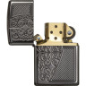 Zippo Armor 29498 — чёрная глянцевая зажигалка